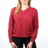 Ralph Lauren Vintage Longsleeve - Farbe: Red - Größe: M - vintageR2